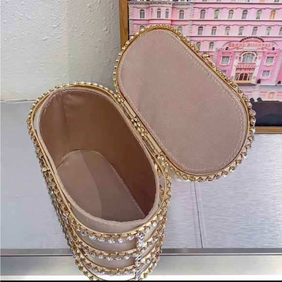 Rhinestone pearls bag - Picture 3 of 3